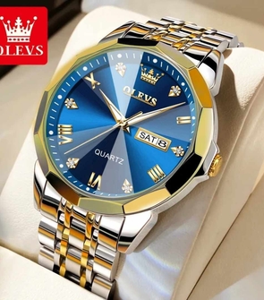 OLEVS 9931 NEW Silver Gold Blue NEW