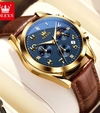 OLEVS 2890 Coffee Gold Blue