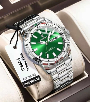 Poedagar 959 New silver green
