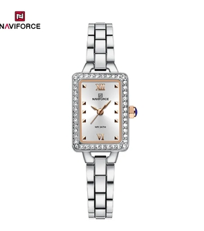 NAVIFORCE NF5043 Silver Rose Gold White