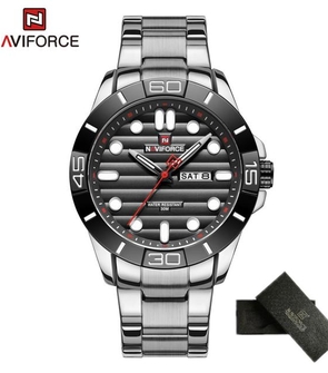 NAVIFORCE NF9198 Silver Black