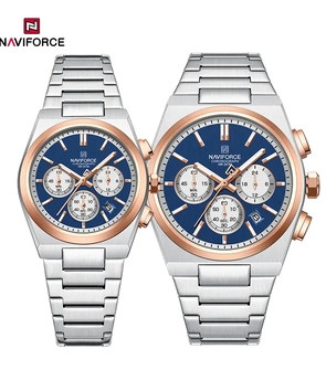 NAVIFORCE NF8048 silver rosegold blue