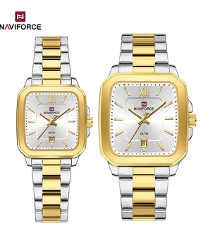 NAVIFORCE NF9239 Silver gold white