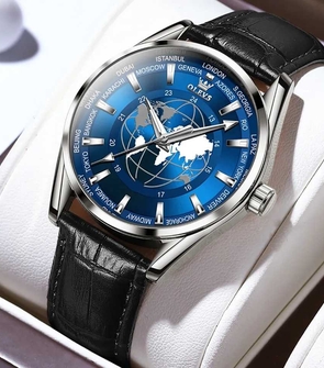 OLEVS 5610 Black Silver Blue