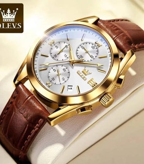 OLEVS 5610 Coffee Gold White