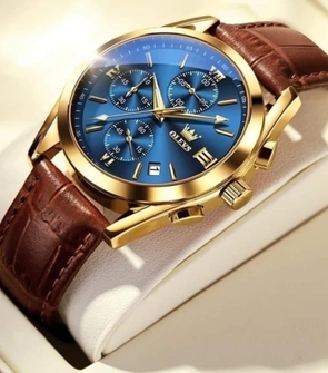 OLEVS 5610 Coffee Gold Blue