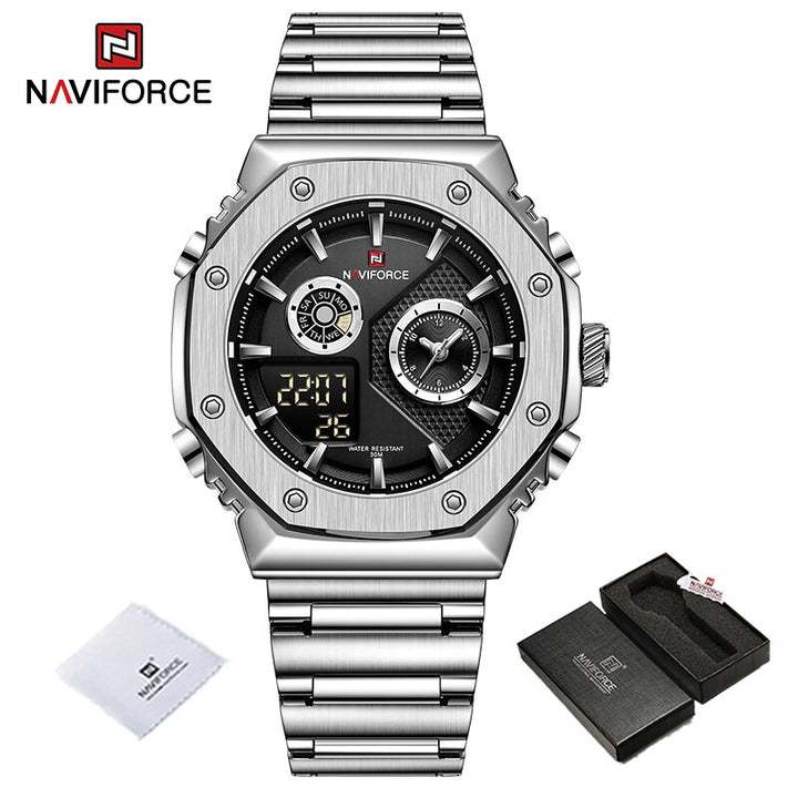 NAVIFORCE NF9216S Silver Black