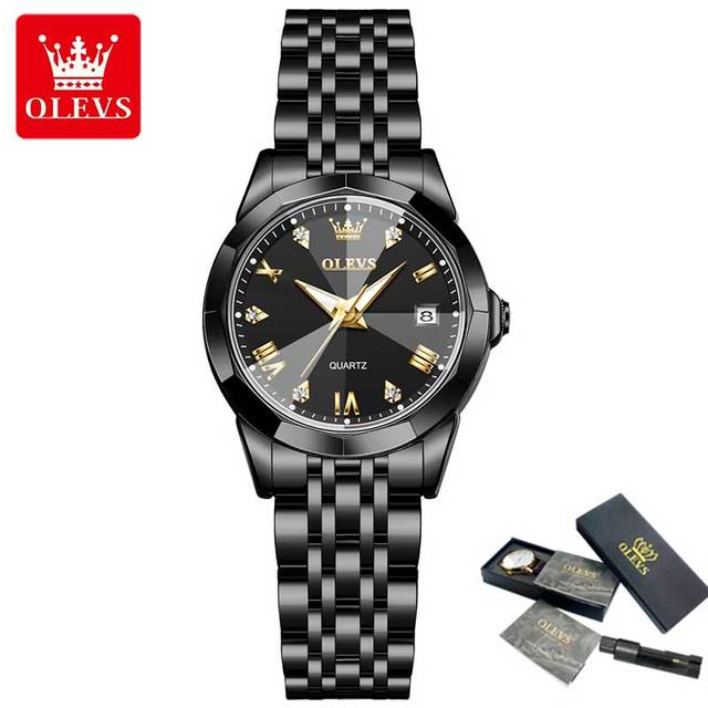 OLEVS 9931 Ladies Date black