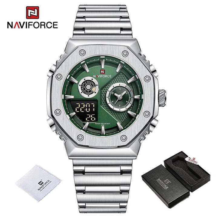 NAVIFORCE NF9216S Silver Green