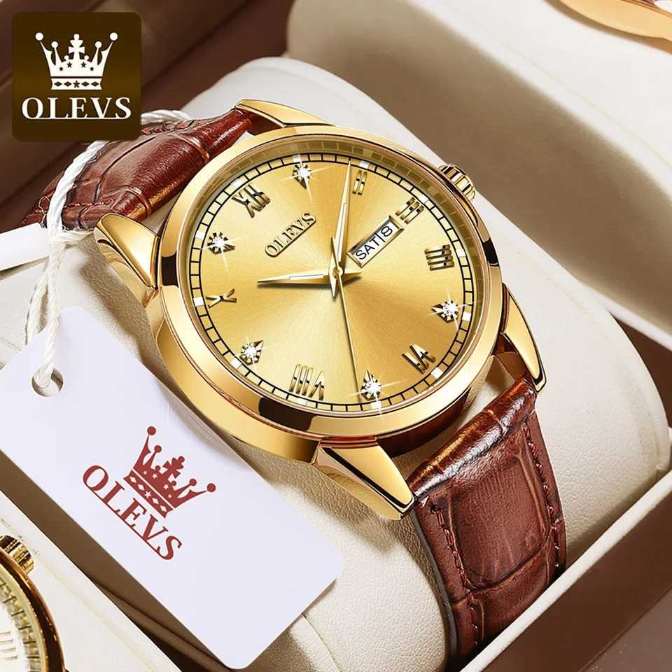 OLEVS 6896 Coffee Gold