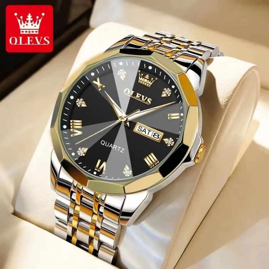 OLEVS 931 Silver Gold Black new