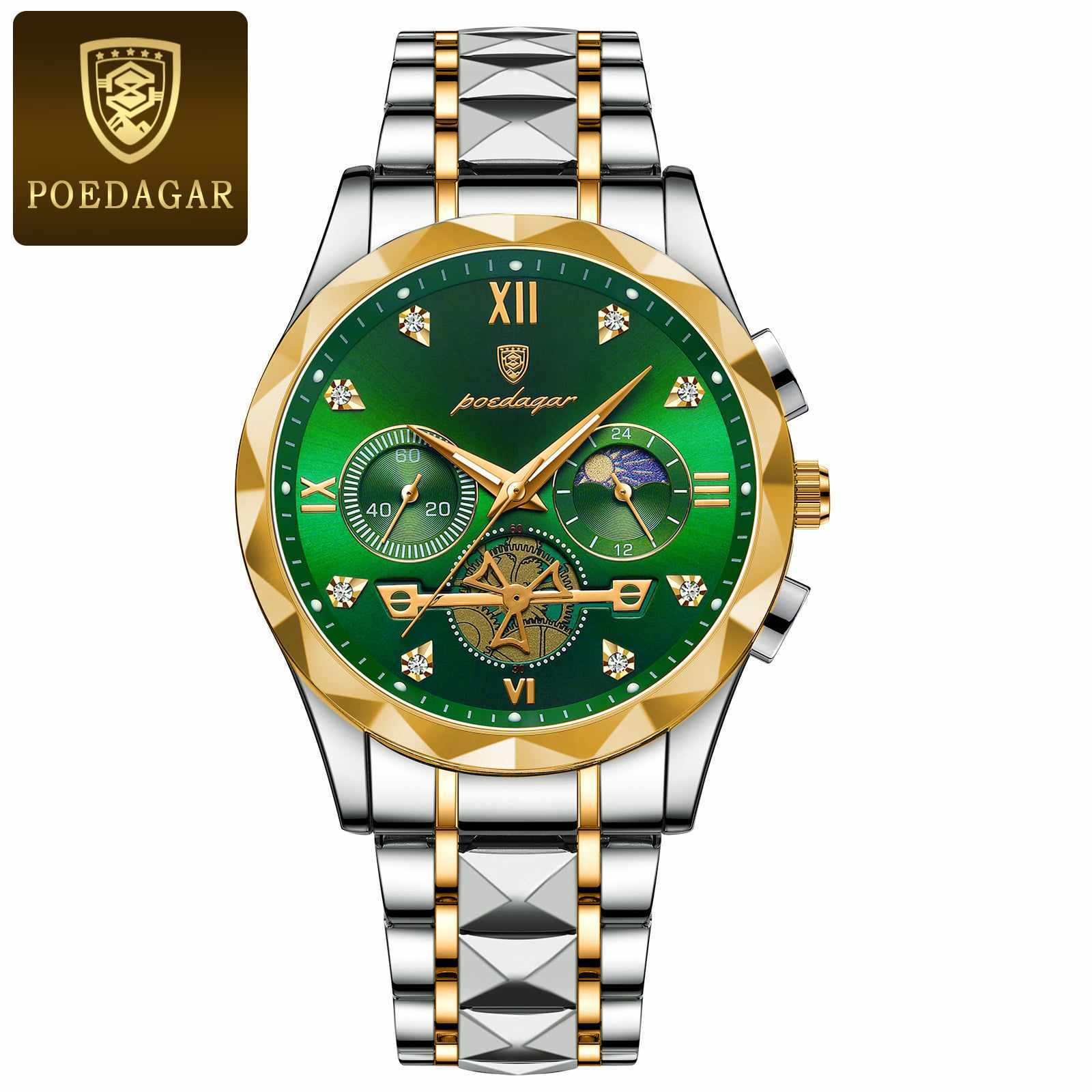 POEDAGAR 996 Silver Gold Green