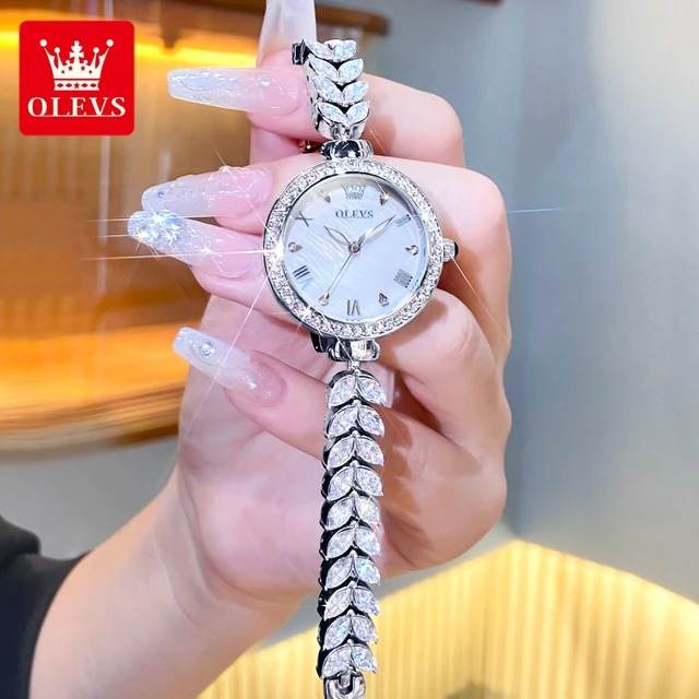 OLEVS 9971 Silver  White