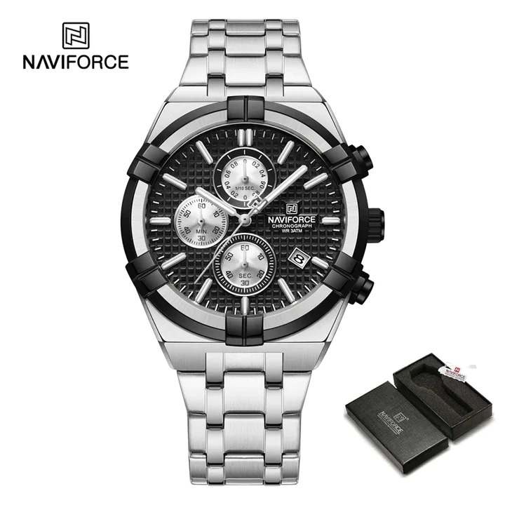 NAVIFORCE NF8042 Silver Black