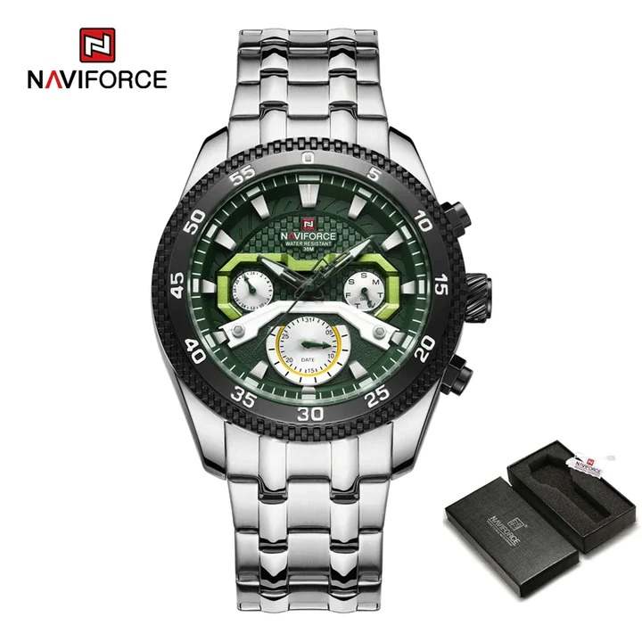 NAVIFORCE NF9222 Silver Green