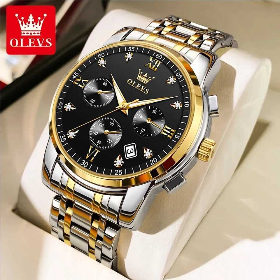 OLEVS 2858 Silver Gold Black