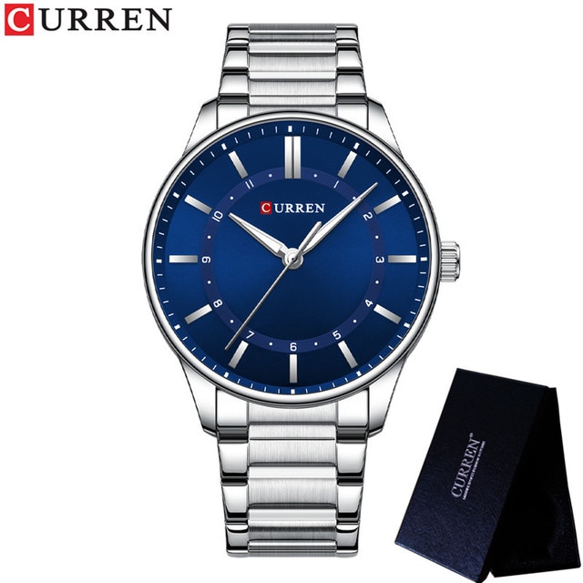 CURREN 8430 Silver Blue