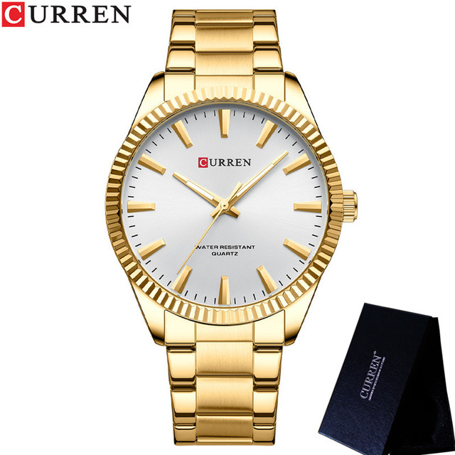 CURREN 8425 Gold White