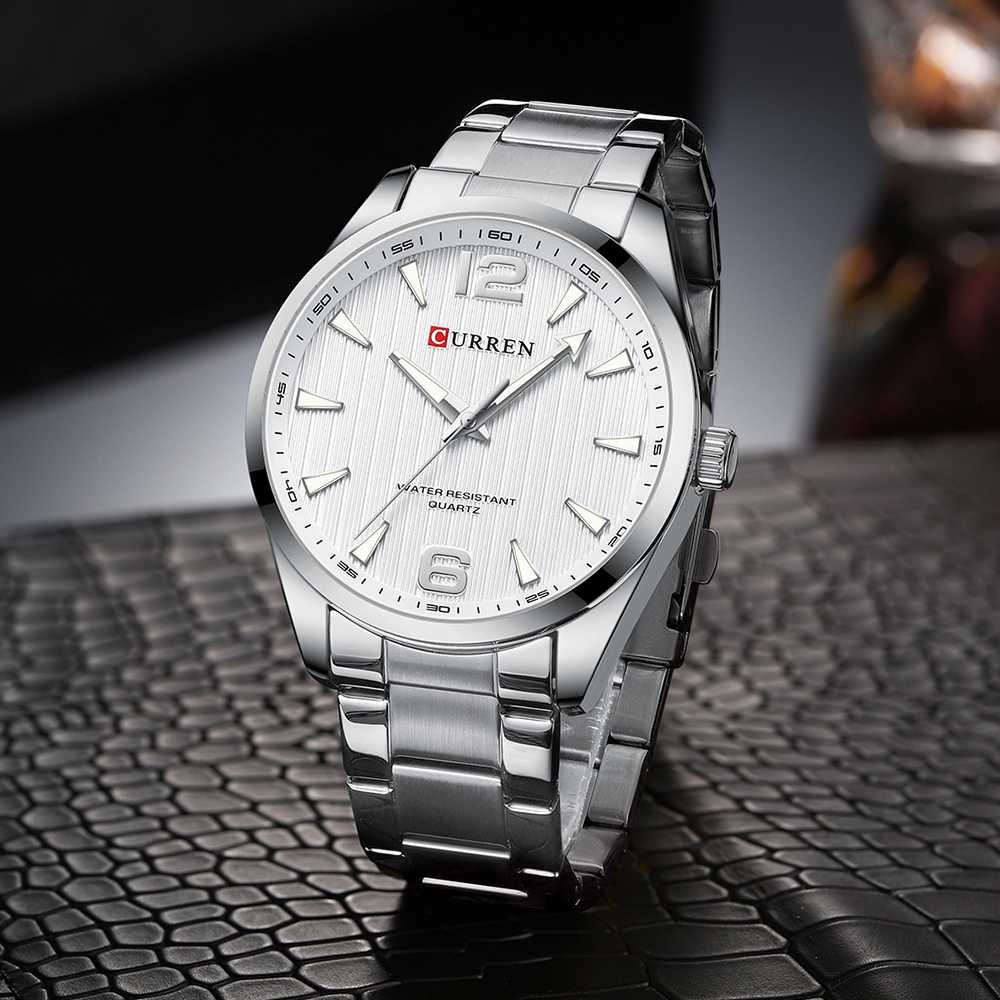 CURREN 8434 Silver White