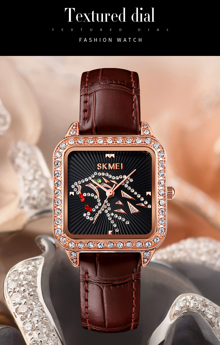 SKMEI 1768 Coffee Rose Black