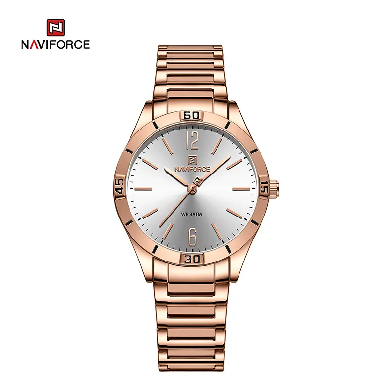 NAVIFORCE NF5029 Rose Gold White