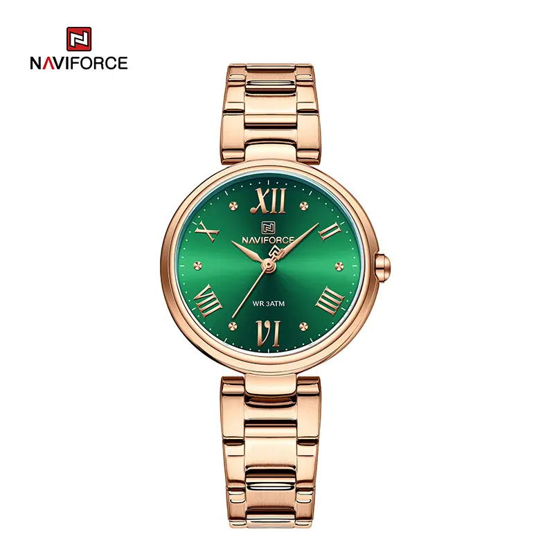 NAVIFORCE NF5030 Rose Gold Green