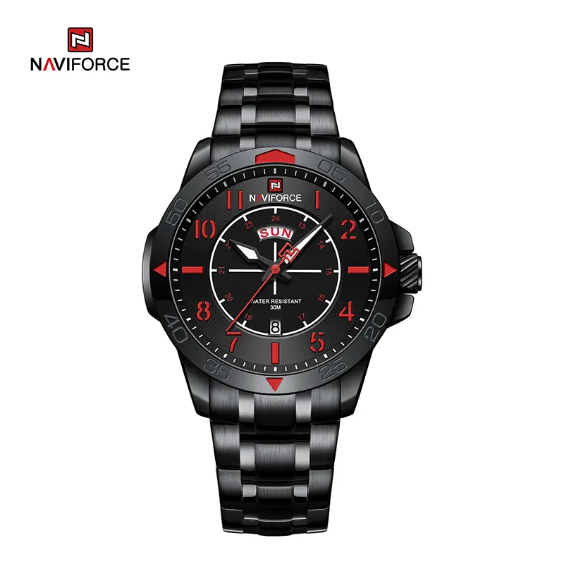 NAVIFORCE NF9204s black red