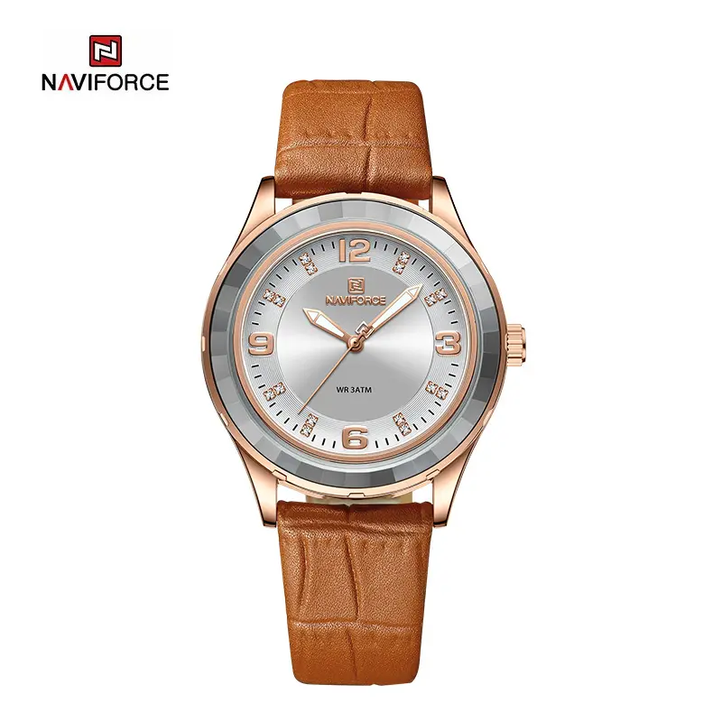 NAVIFORCE NF5040 Chocolate Rose Gold White