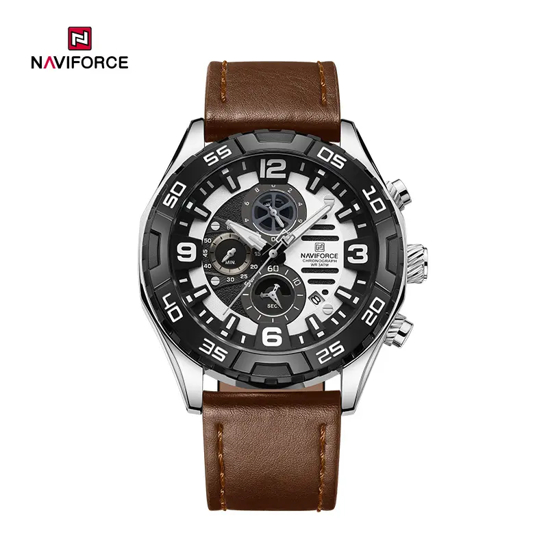 NAVIFORCE NF8043 chocolate silver black