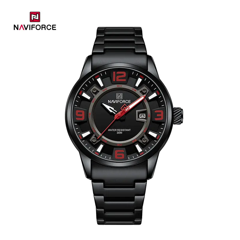 NAVIFORCE NF8044 black white red