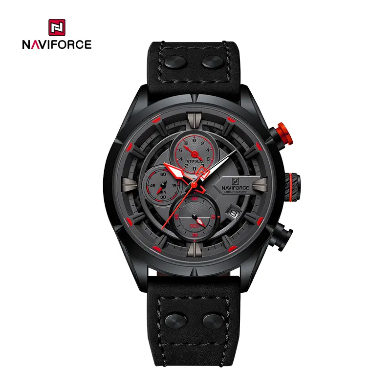 NAVIFORCE NF8045 black red