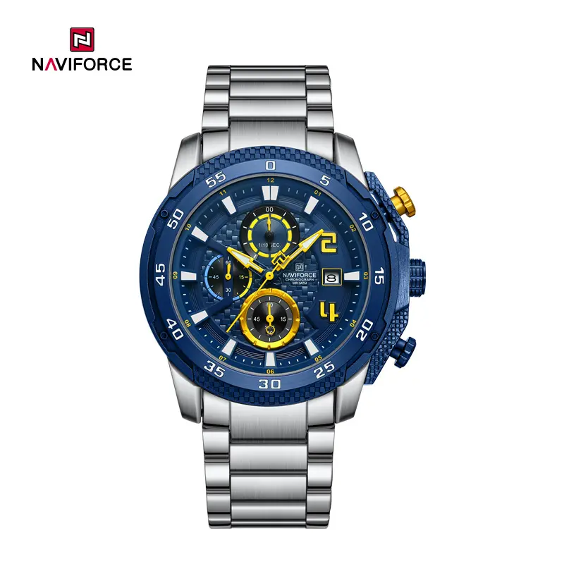 NAVIFORCE NF8047 silver blue yellow