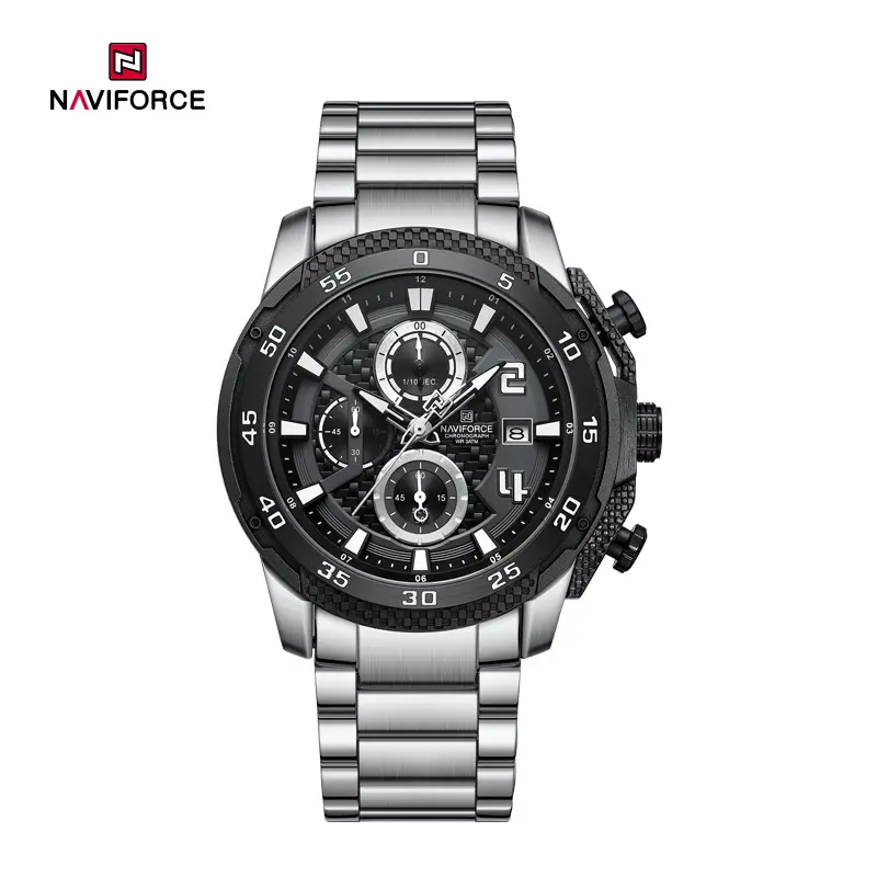 NAVIFORCE NF8047 silver black white