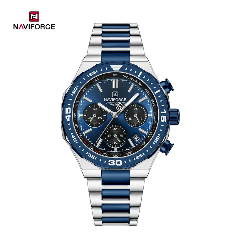 NAVIFORCE NF8049 silver blue