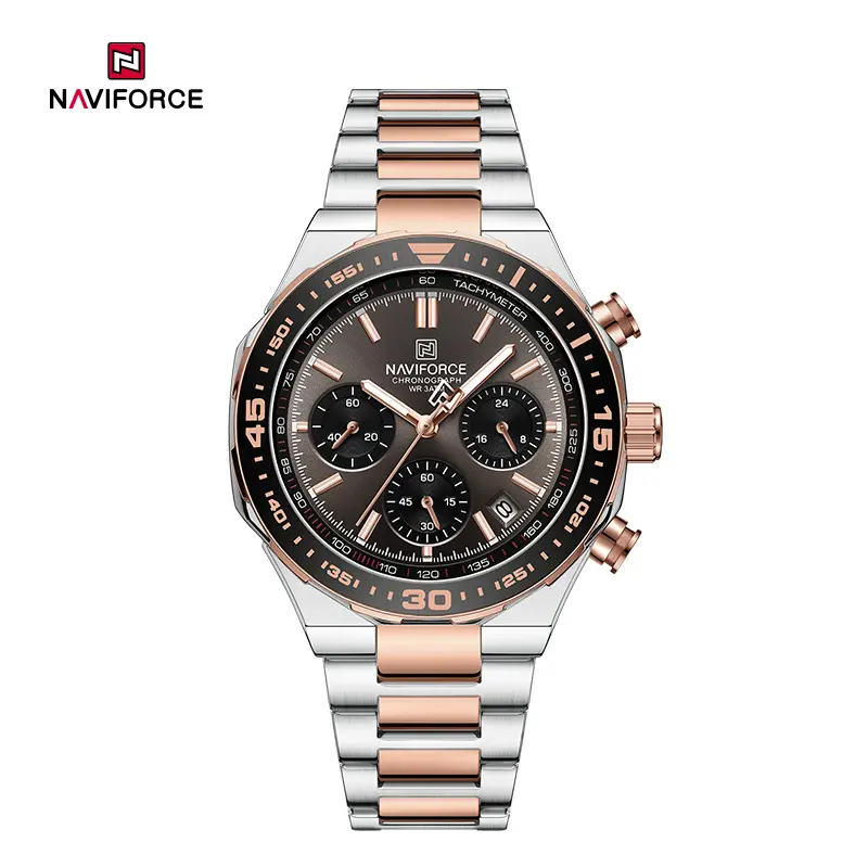 NAVIFORCE NF8049 silver rosegold black