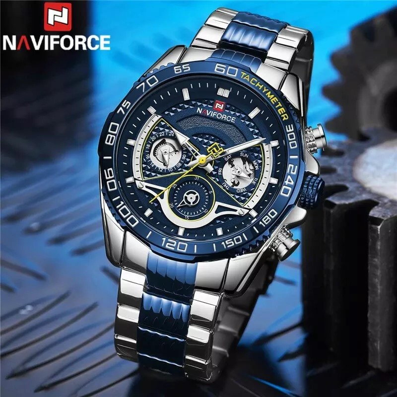 NAVIFORCE NF9185 Silver Blue