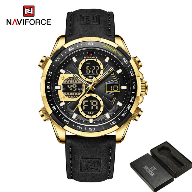 NAVIFORCE NF9197 Black Gold