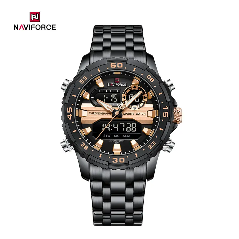 NAVIFORCE NF9234 black rose gold