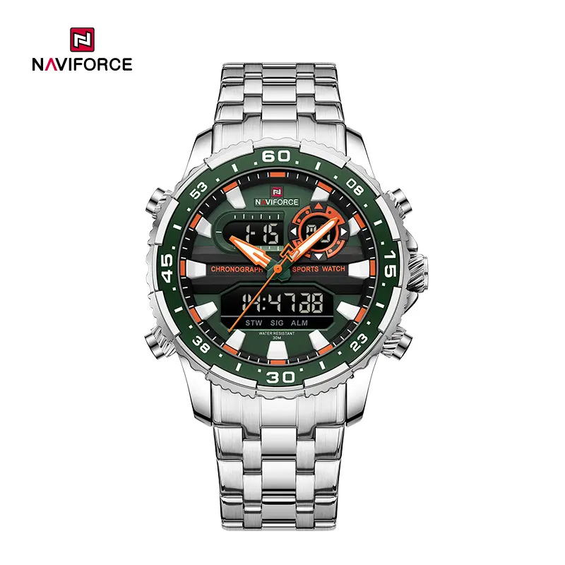 NAVIFORCE NF9234 silver green