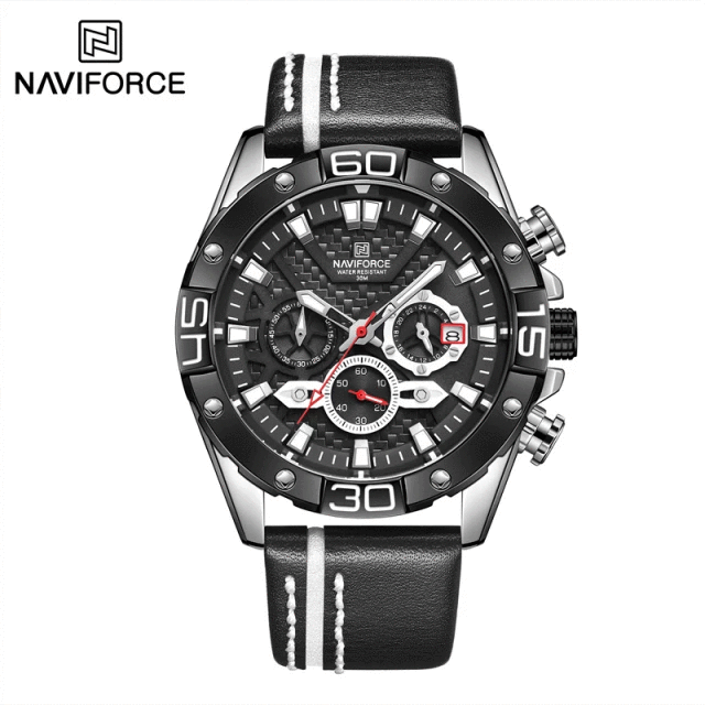 NAVIFORCE NF8019 Black Silver