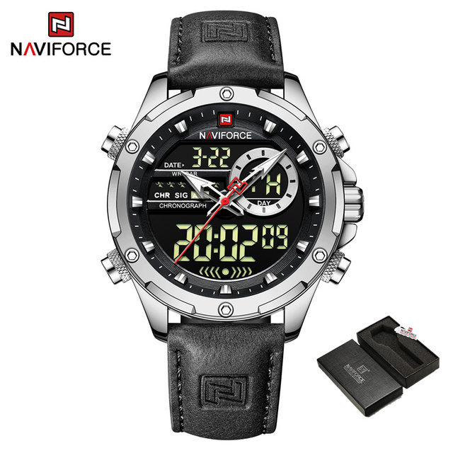 NAVIFORCE NF9208 Black Silver Black