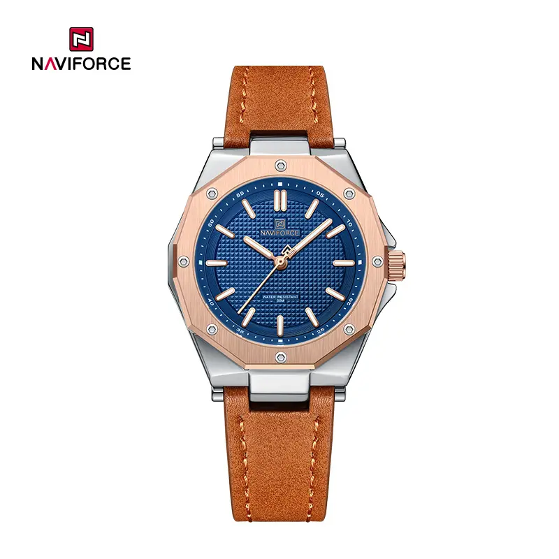 NAVIFORCE NF5026 Chocolate Silver Pink Blue