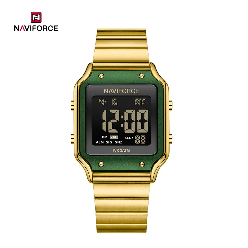 NAVIFORCE NF5046 Gold Green Black