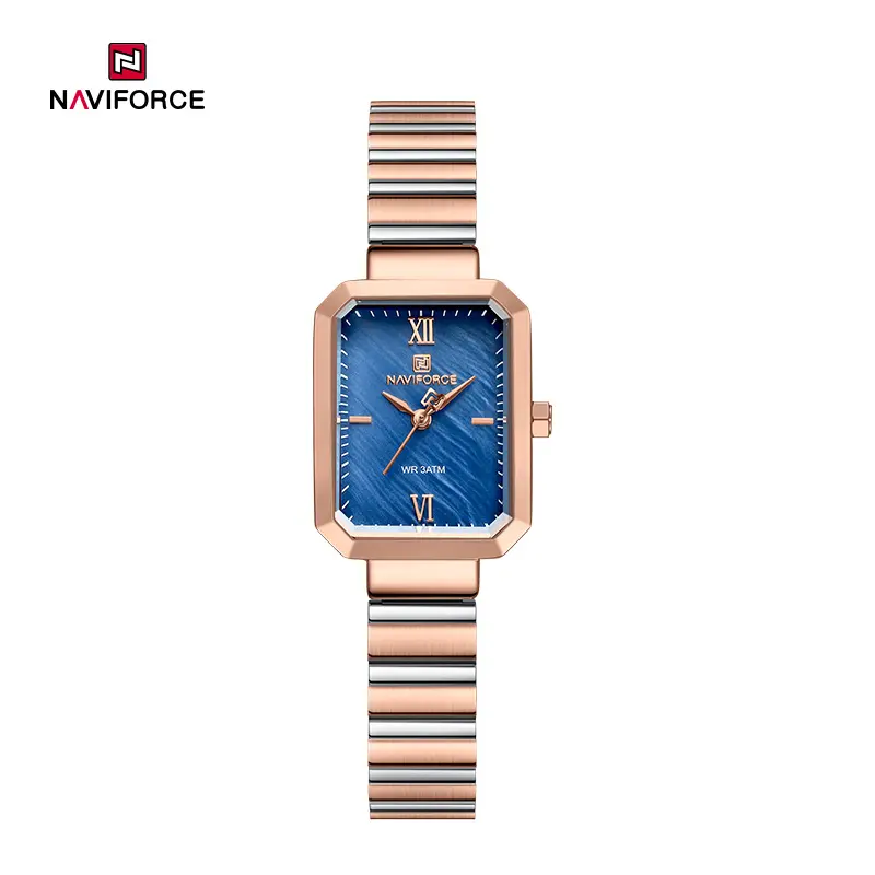 NAVIFORCE NF5050 Silver Rose Gold Blue