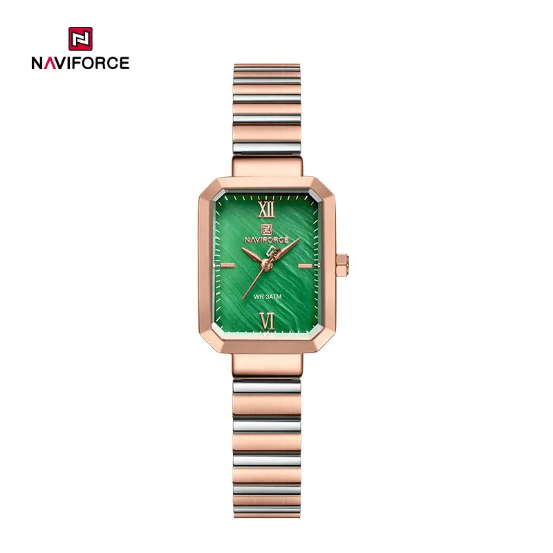 NAVIFORCE NF5050 Silver Rose Gold Green