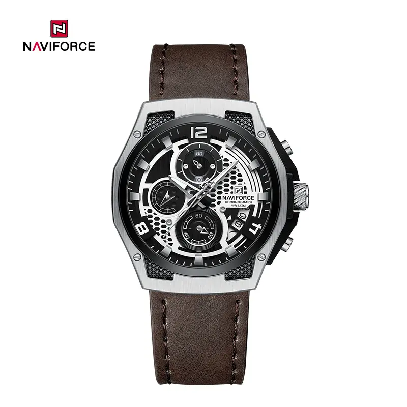 NAVIFORCE NF8051L chocolate silver black