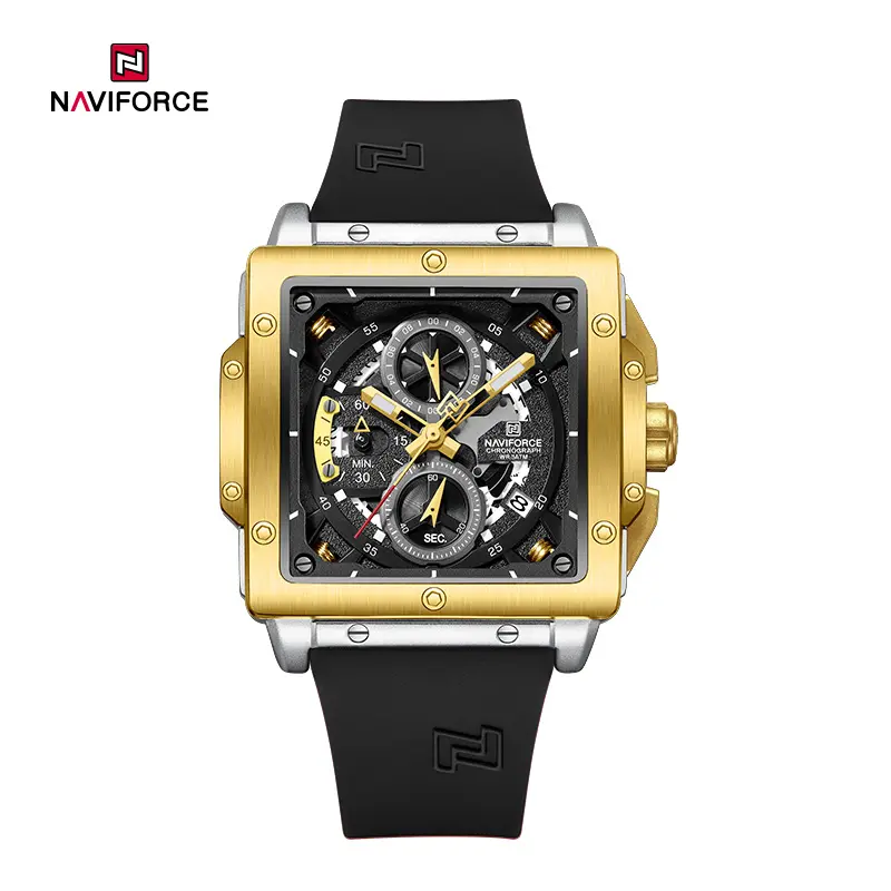 NAVIFORCE NF8064 black silver gold