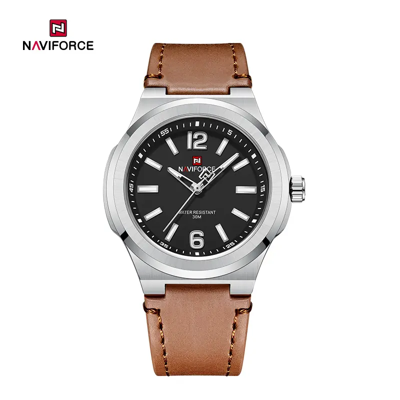 NAVIFORCE NF9233 brown silver black