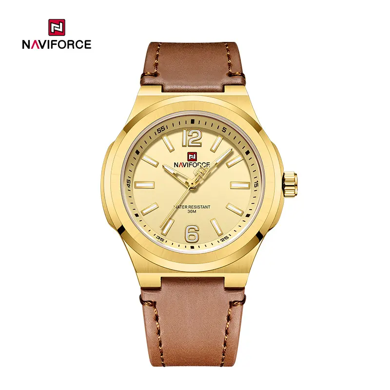 NAVIFORCE NF9233 brown gold