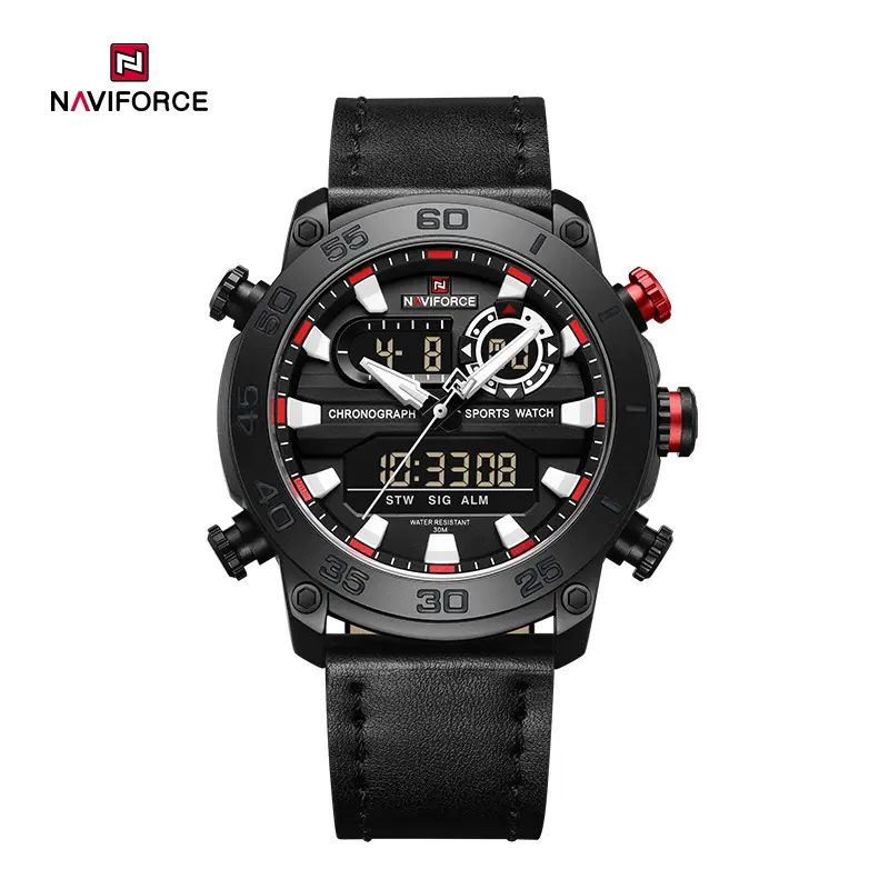 NAVIFORCE NF9235 black red white